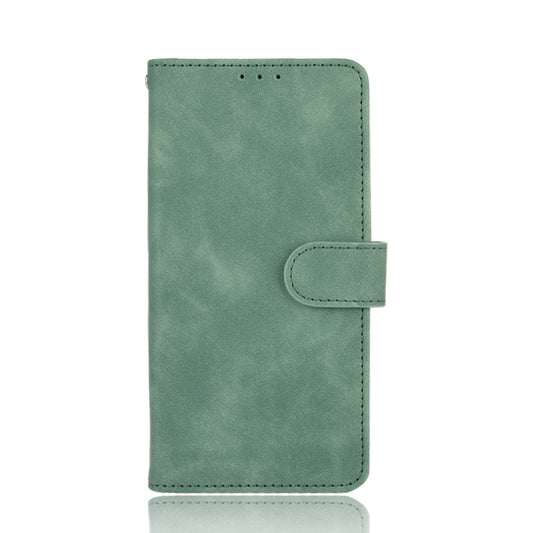 For Motorola Moto E7 Power Solid Color Skin Feel Magnetic Buckle Horizontal Flip Calf Texture PU Leather Case with Holder & Card Slots & Wallet(Green) by buy2fix