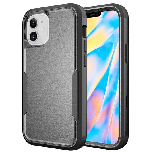 For iPhone 11 TPU + PC Shockproof Protective Case (Black) by buy2fix
