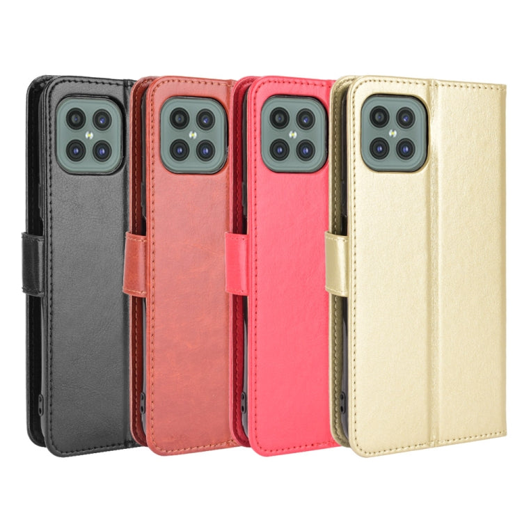 For Cubot C30 Retro Crazy Horse Texture Horizontal Flip Leather Case with Holder & Card Slots & Lanyard(Gold) by buy2fix
