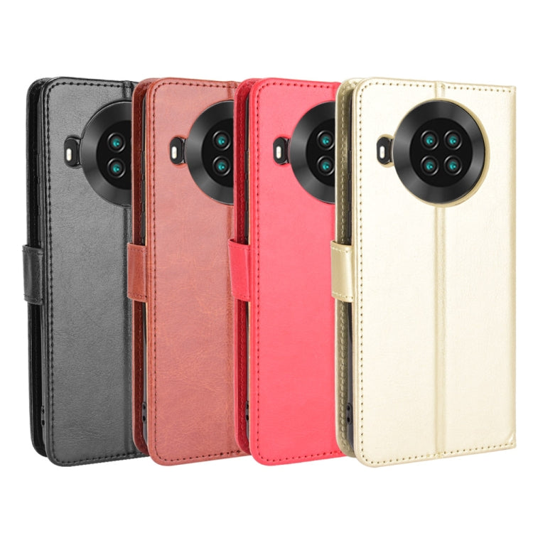 For Cubot Note 20 / Note 20 Pro Retro Crazy Horse Texture Horizontal Flip Leather Case with Holder & Card Slots & Lanyard(Red) by buy2fix
