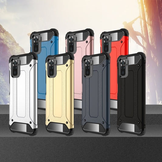 For Xiaomi Redmi Note 10 4G / Note 10S Magic Armor TPU + PC Combination Case(Rose Gold) by buy2fix