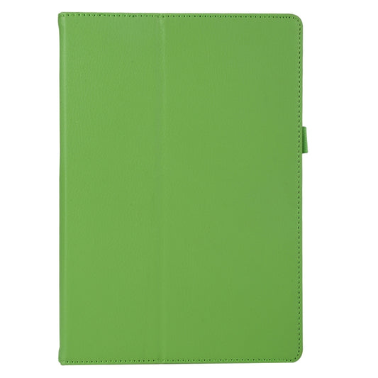 For Lenovo Tab 4 10 Plus (TB-X704) / Tab 4 10 (TB-X304) Litchi Texture Solid Color Horizontal Flip Leather Case with Holder & Pen Slot(Green) by buy2fix