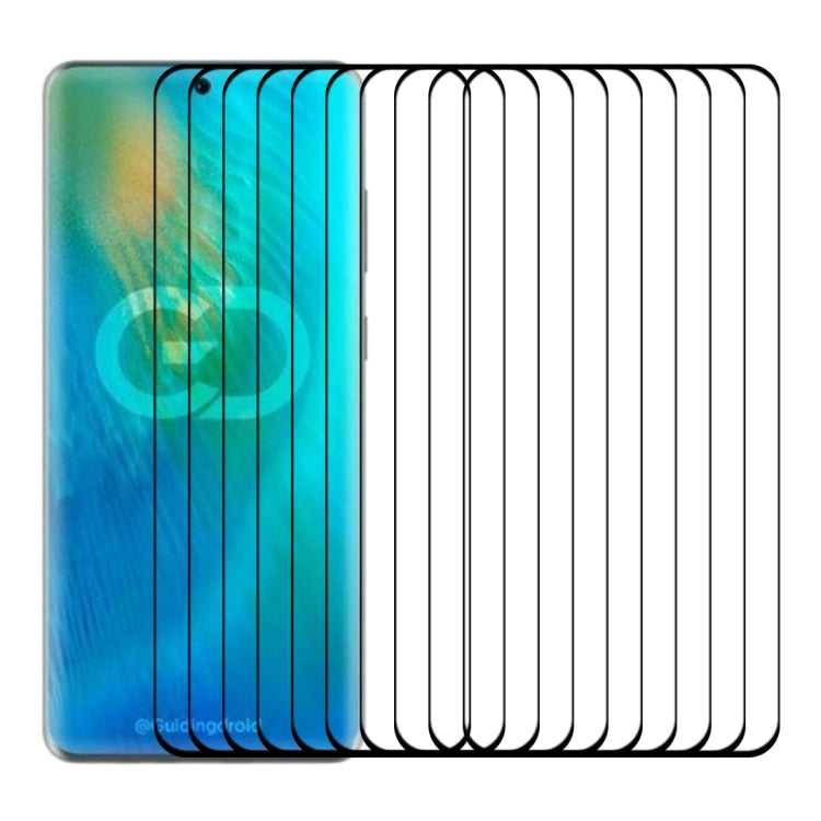 For Huawei P50 Pro+ 25 PCS 3D Curved Edge Full Screen Tempered Glass Film(Black) by buy2fix