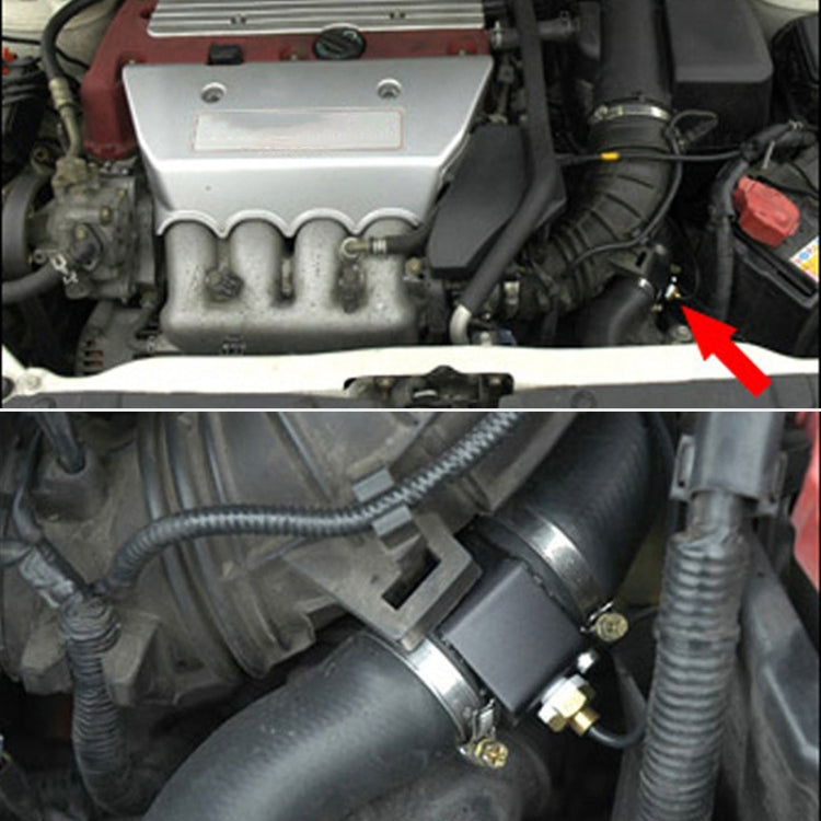 Car Water Temperature Meter Temperature Gauge Joint Pipe Radiator Sensor Adaptor Clamps, Size:34mm(Blue) by buy2fix