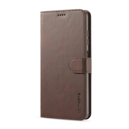 For Xiaomi Poco X3 NFC LC.IMEEKE Calf Texture Horizontal Flip Leather Case with Holder & Card Slots & Wallet(Brown) by LC.IMEEKE