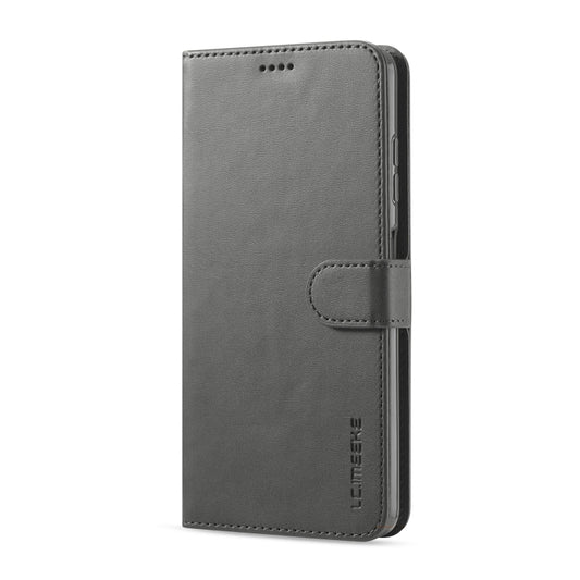 For Xiaomi Poco X3 NFC LC.IMEEKE Calf Texture Horizontal Flip Leather Case with Holder & Card Slots & Wallet(Grey) by LC.IMEEKE