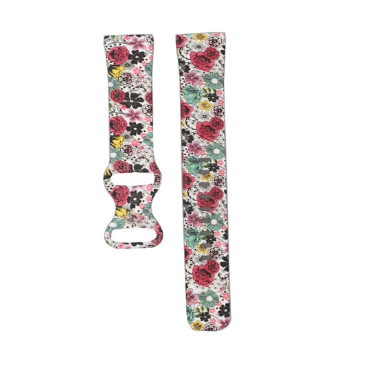 For Fitbit Versa 3 Printing Watch Band, Size:L(J) by buy2fix
