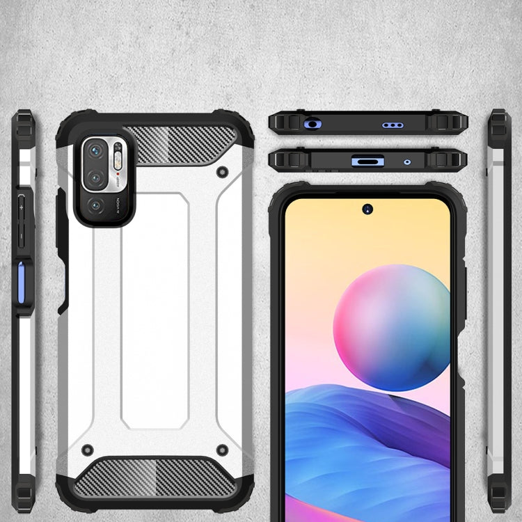 For Xiaomi Redmi Note 10 5G Magic Armor TPU + PC Combination Case(Red) by buy2fix