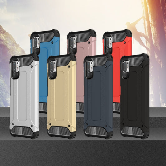 For Xiaomi Redmi Note 10 5G Magic Armor TPU + PC Combination Case(Silver) by buy2fix