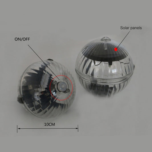Solar Power Outdoor Pool Floating Ball Waterproof Light Garden Decoration Lamp(Warm Light) by buy2fix