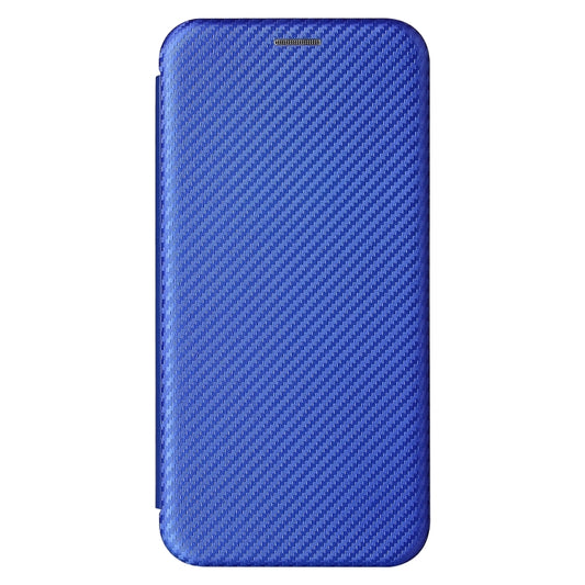 For Xiaomi Redmi Note 10 Carbon Fiber Texture Horizontal Flip TPU + PC + PU Leather Case with Card Slot(Blue) by buy2fix