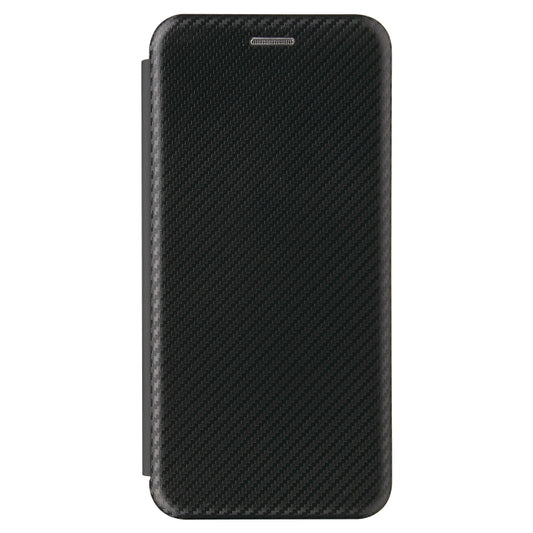 For Huawei P50 Pro Carbon Fiber Texture Horizontal Flip TPU + PC + PU Leather Case with Card Slot(Black) by buy2fix