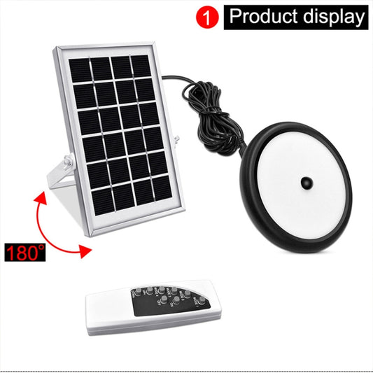 Smart Induction 56LEDs Solar Light Indoor and Outdoor Garden Garage LED Lamp, Light Color:White Light(Black) by buy2fix