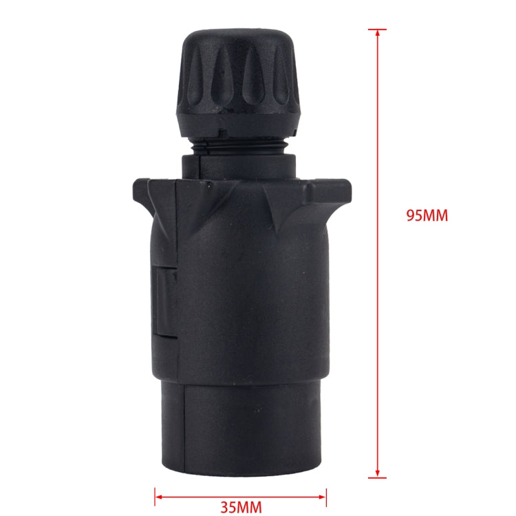 A4060 12V 7Pin EU Plug Socket Wiring Connector Adapter Plug Socket for Trailer by buy2fix
