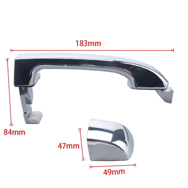 A5197-02 Car Electroplating Outside Door Handle 82662-3J010 for Hyundai Veracruz 2007-2012 by buy2fix