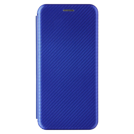 For OPPO Realme GT 5G Carbon Fiber Texture Horizontal Flip TPU + PC + PU Leather Case with Card Slot(Blue) by buy2fix
