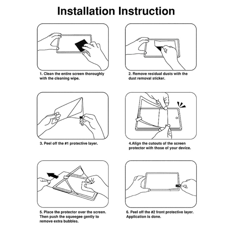 For Samsung Galaxy Tab S6 / T860 Matte Paperfeel Screen Protector by buy2fix