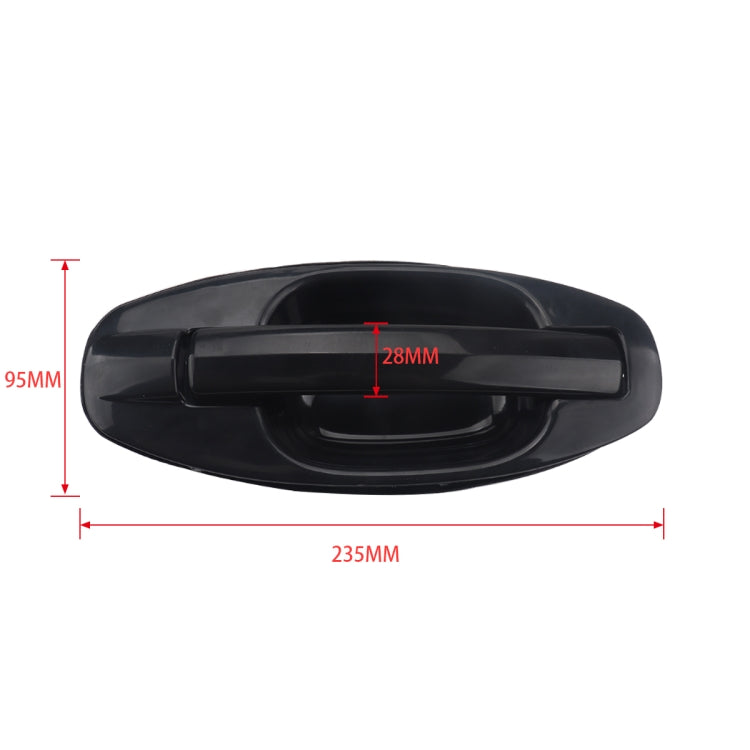 A5406-04 Car Rear Right Outside Door Handle 8366026000 for Hyundai Santa Fe 2001-2006 by buy2fix