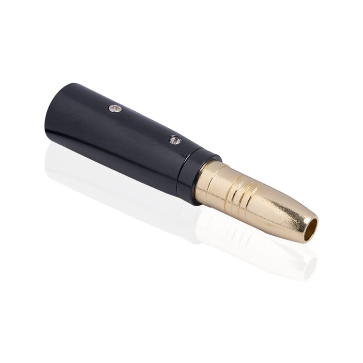 2 PCS LZ1164G Gilded 6.35mm Female to XRL Male Audio Adapter Microphone Stereo Speaker Connector by buy2fix