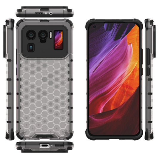 For Xiaomi Mi 11 Ultra Shockproof Honeycomb PC + TPU Case(White) by buy2fix