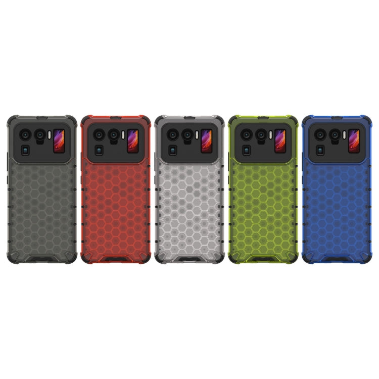 For Xiaomi Mi 11 Ultra Shockproof Honeycomb PC + TPU Case(Green) by buy2fix