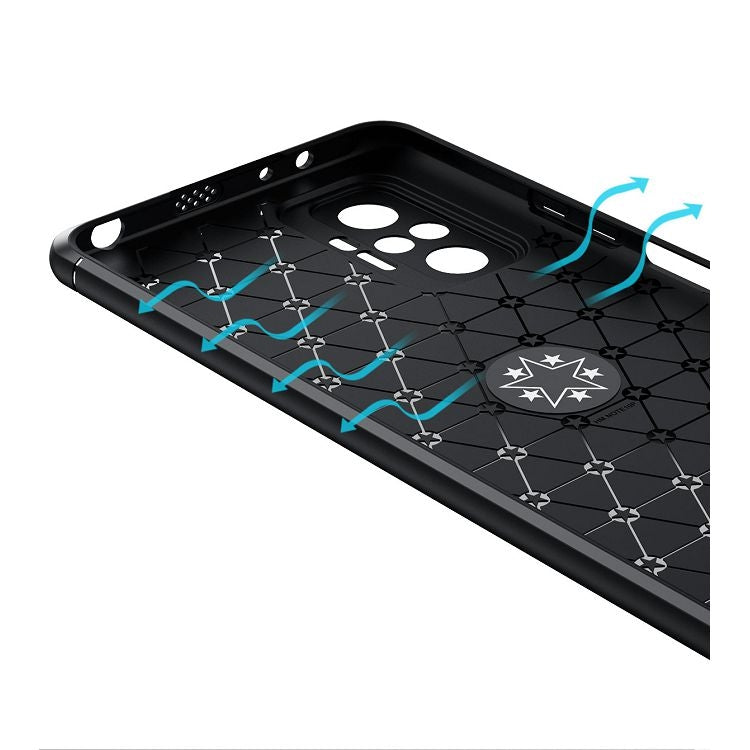 For Xiaomi Redmi Note 10 Pro Metal Ring Holder 360 Degree Rotating TPU Case(Black+Red) by buy2fix