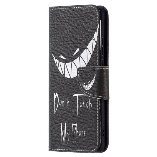 For Huawei P50 Colored Drawing Pattern Horizontal Flip Leather Case with Holder & Card Slots & Wallet(Smirk) by buy2fix