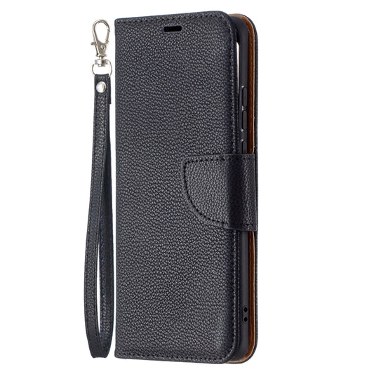 For Huawei P50 Pro Litchi Texture Pure Color Horizontal Flip Leather Case with Holder & Card Slots & Wallet & Lanyard(Black) by buy2fix