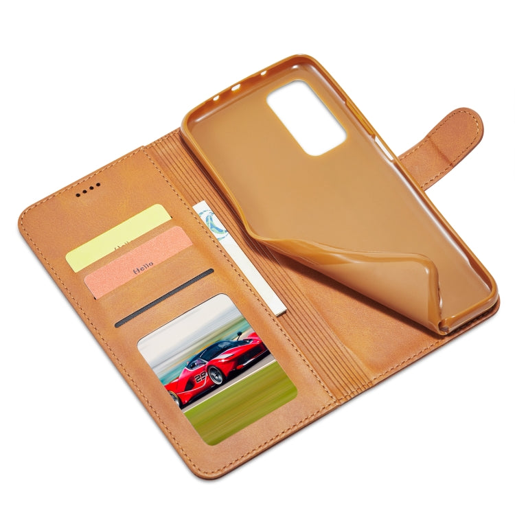 For Xiaomi Redmi Note 10 / Note 10S LC.IMEEKE Calf Texture Horizontal Flip Leather Case with Holder & Card Slots & Wallet(Yellow) by LC.IMEEKE