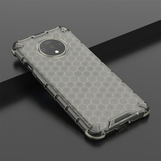 For OnePlus 7T Shockproof Honeycomb PC + TPU Case(Black) by buy2fix