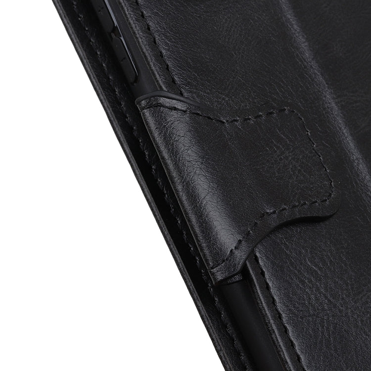 For Xiaomi Redmi Note 10 4G Mirren Crazy Horse Texture Horizontal Flip Leather Case with Holder & Card Slots & Wallet(Black) by buy2fix