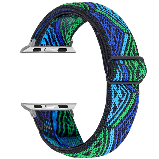 Elastic Watch Band For Apple Watch Series 7 45mm / 6 & SE & 5 & 4 44mm / 3 & 2 & 1 42mm(05) by buy2fix