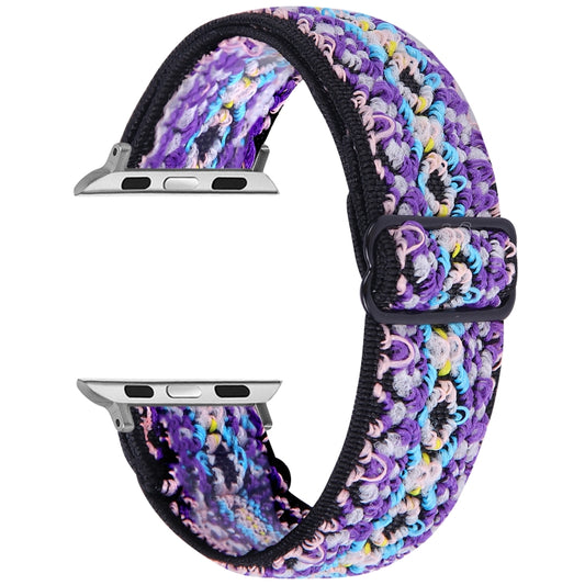 Elastic Watch Band For Apple Watch Series 7 45mm / 6 & SE & 5 & 4 44mm / 3 & 2 & 1 42mm(13) by buy2fix