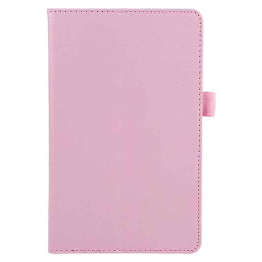 For Lenovo Tab M7 Litchi Texture Solid Color Horizontal Flip Leather Case with Holder & Pen Slot(Pink) by buy2fix