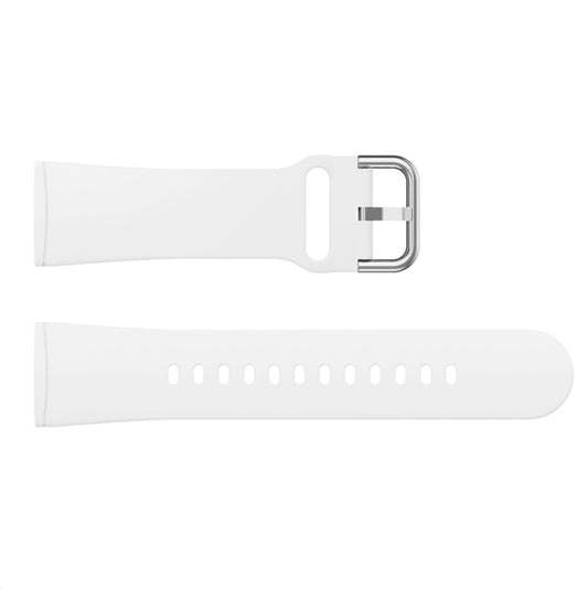 For Fitbit Versa 3 Silicone Watch Band(White) by buy2fix