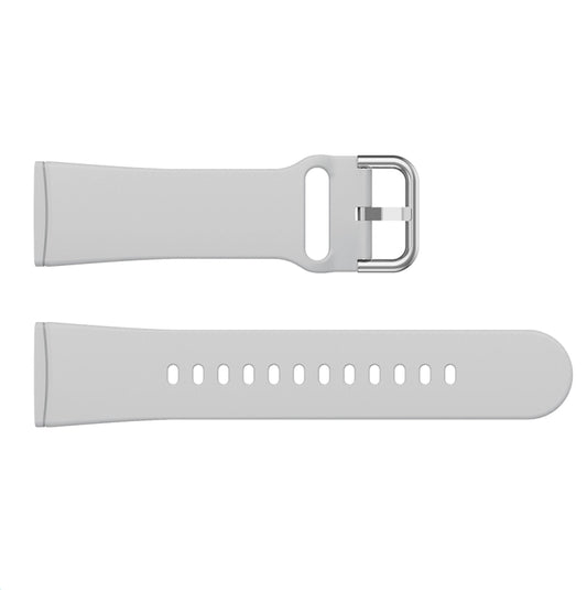 For Fitbit Versa 3 Silicone Watch Band(Grey) by buy2fix
