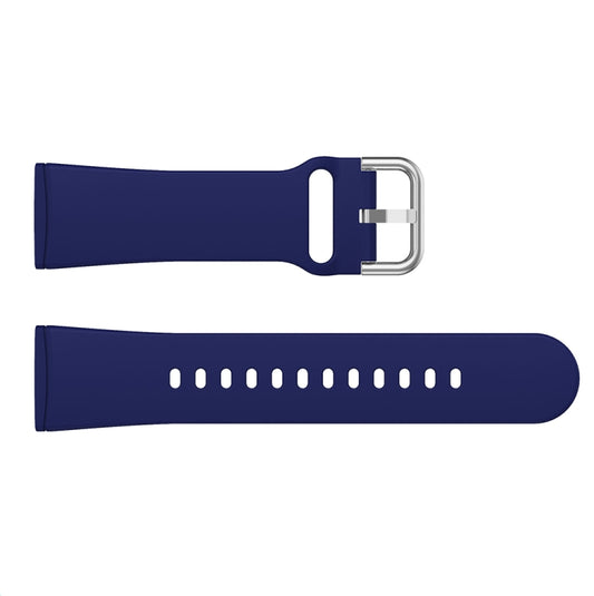 For Fitbit Versa 3 Silicone Watch Band(Dark Blue) by buy2fix