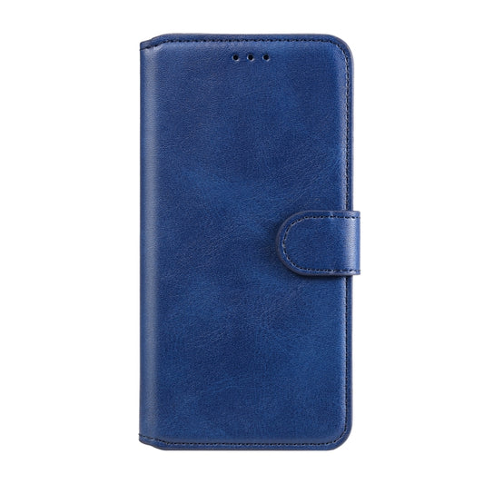 For OPPO Realme C20 Classic Calf Texture PU + TPU Horizontal Flip Leather Case with Holder & Card Slots & Wallet(Blue) by buy2fix