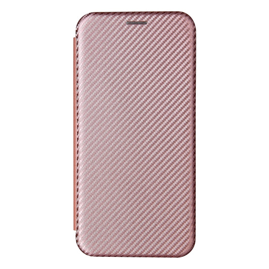 For OPPO Realme 8 / 8 Pro Carbon Fiber Texture Horizontal Flip TPU + PC + PU Leather Case with Card Slot(Pink) by buy2fix
