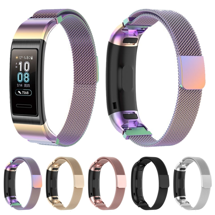 For Huawei Band 3 Pro / 4 Pro Milanese Watch Band(Silver) by buy2fix