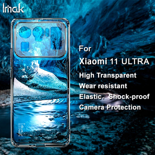 For Xiaomi Mi 11 Ultra IMAK UX-5 Series Transparent Shockproof TPU Protective Case by imak