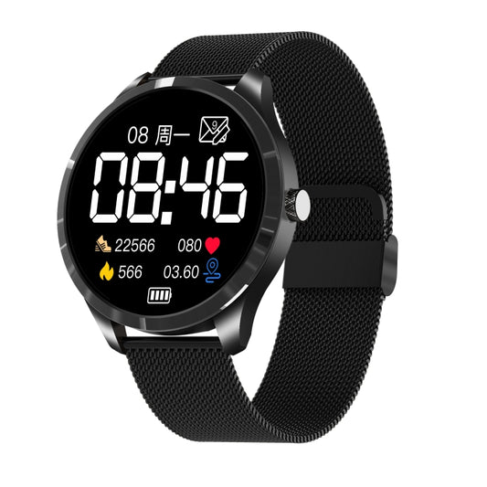 Q9L 1.28 inch IPS Color Screen IP67 Waterproof Smart Watch, Support Blood Pressure Monitoring / Heart Rate Monitoring / Sleep Monitoring(Black) by buy2fix