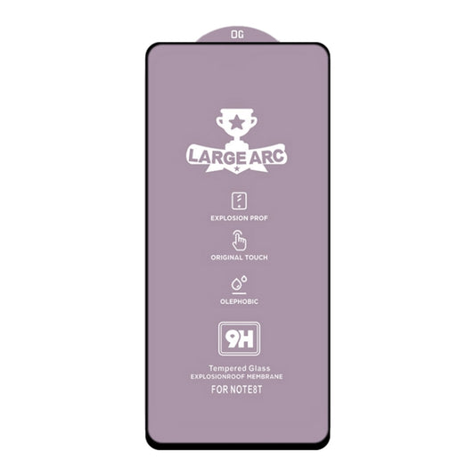For Samsung Galaxy A41 9H HD Large Arc High Alumina Full Screen Tempered Glass Film by buy2fix