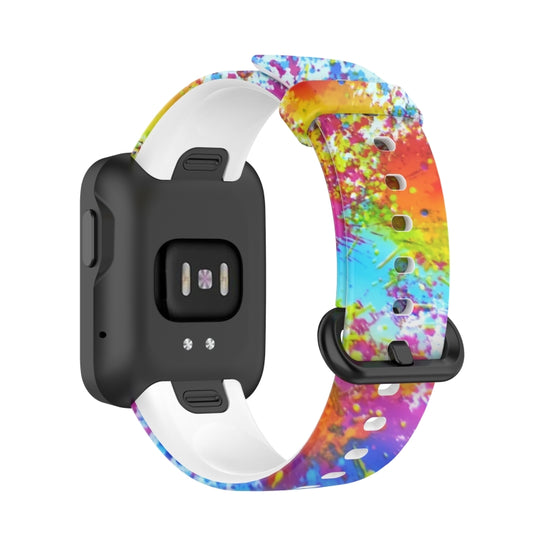 For Xiaomi Mi Watch Lite / Redmi Watch Silicone Printing Replacement Watchband(Painted) by buy2fix