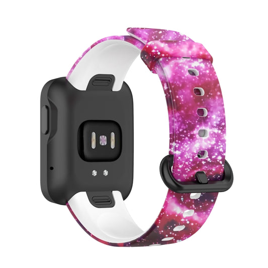 For Xiaomi Mi Watch Lite / Redmi Watch Silicone Printing Replacement Watchband(Starry Sky) by buy2fix
