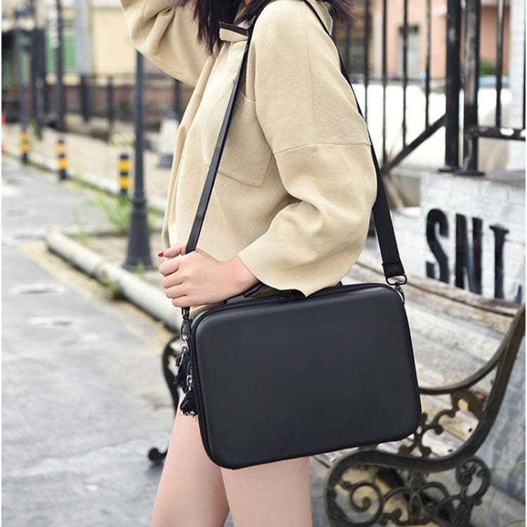 Portable Single Shoulder Storage Travel Carrying PU Cover Case Box for DJI Air 2S(Black + Red Liner) by buy2fix