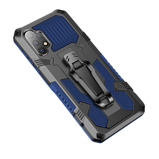 For Samsung Galaxy A32 4G Armor Warrior Shockproof PC + TPU Protective Case(Sapphire Blue) by buy2fix