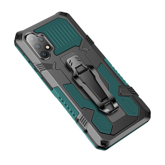 For Samsung Galaxy A32 4G Armor Warrior Shockproof PC + TPU Protective Case(Army Green) by buy2fix