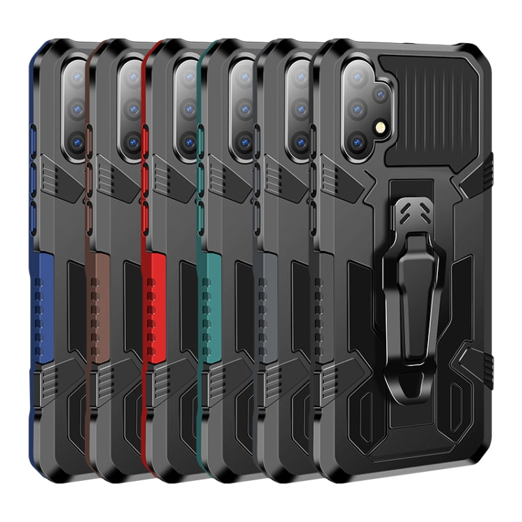 For Samsung Galaxy A32 4G Armor Warrior Shockproof PC + TPU Protective Case(Sapphire Blue) by buy2fix