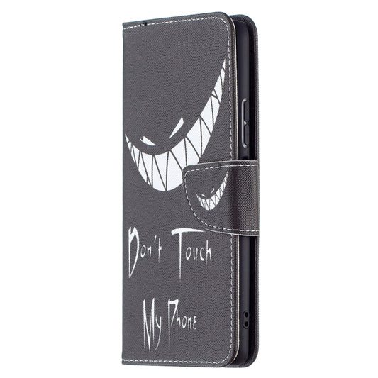 For Xiaomi Redmi Note 10 Pro Colored Drawing Pattern Horizontal Flip Leather Case with Holder & Card Slots & Wallet(Smirk) by buy2fix
